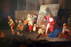 Apelles and the Shoemaker by Jacques-Albert Senave