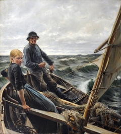 At Sea by Albert Edelfelt