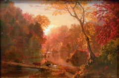 Autumn in North America by Frederic Edwin Church