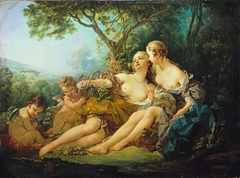 Bacchus and Erigone by François Boucher