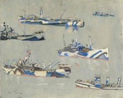 Bateaux camouflés by René Pinard