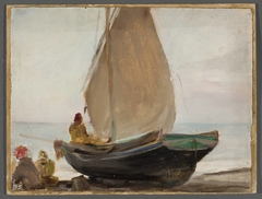 Boat – Alupka. From the journey to Crimea by Jan Ciągliński