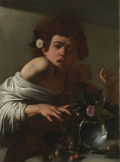 Boy Bitten by a Lizard / Ragazzo morso da un ramarro by Caravaggio