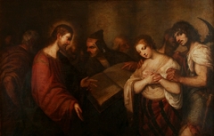 Christ and the Woman Taken in Adultery by Alessandro Varotari