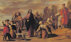 Christus en de Kanaänitische vrouw by Willem van Oordt