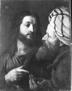 Christus und der Zinsgroschen (Art des) by Guercino