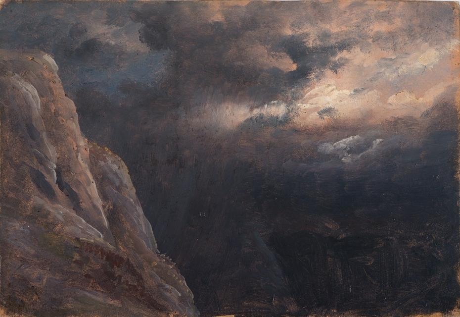Cloud Study with Steep Cliffs