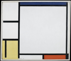 Composition with Blue, Red, Yellow, and Black by Piet Mondrian