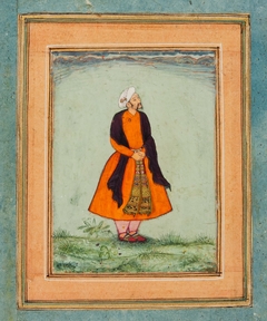 Courtier Awaiting Akbar's Command by Basawan