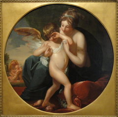 Cupid, Stung by a Bee, is Cherished by his Mother by Benjamin West