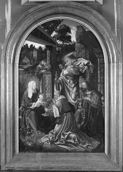 De aanbidding der koningen by Jacob Cornelisz van Oostsanen