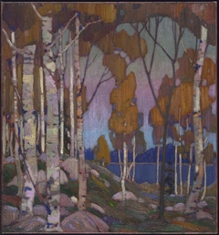 Decorative Landscape: Birches by Tom Thomson