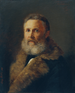 Der Maler Carl Teibler, der Vater des Künstlers by Georg Teibler