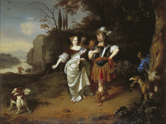 Dido en Aeneas op jacht