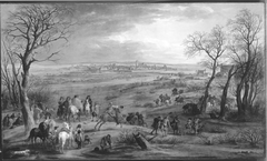 Die Eroberung von Dôle, 1668 (und Werkstatt) by Adam Frans van der Meulen
