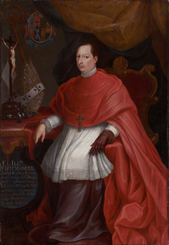 Don Manuel Jose Rubio y Salinas, Archbishop of Mexico by Miguel Cabrera