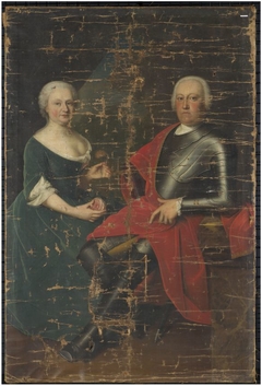 Dubbelportret van een heer en dame by Bernard Accama