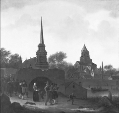 Een processie te Angers by Willem Schellinks