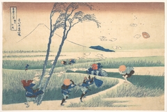 Ejiri in Suruga Province (Sunshū Ejiri) by Katsushika Hokusai