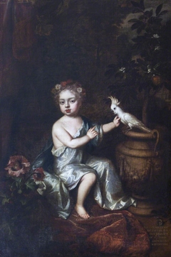 Elizabeth Brownlow, later Countess of Exeter (1681-1723) as a Child by Willem Wissing