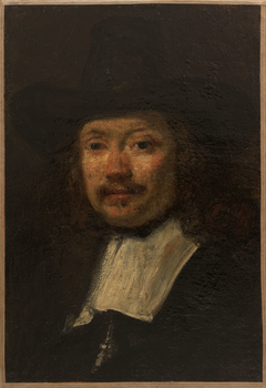 Etude d'homme [Les Syndics], copie d'après Rembrandt by Félix Ziem