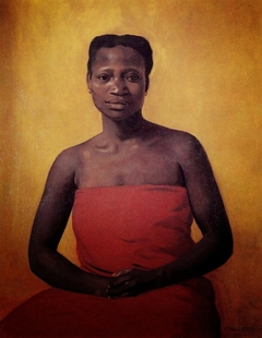 Femme noire assise de face by Félix Vallotton