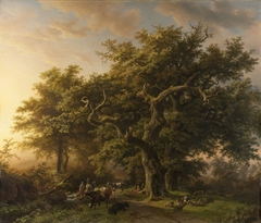 Forest Scene by Barend Cornelis Koekkoek