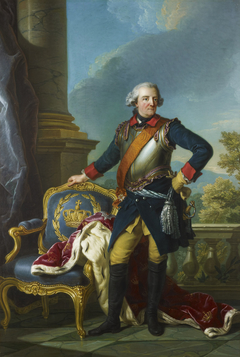 Frederick II, King of Prussia (1712-86) by Charles-Amédée-Philippe van Loo