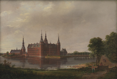 Frederiksborg Castle by Johan Christian Dahl