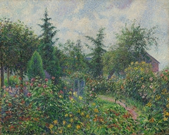 Garden and Henhouse at Octave Mirbeau's, Les Damps by Camille Pissarro