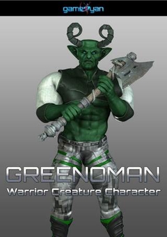 Greenmano Warrior Character Modeling
