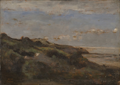 Hilly Coast by Jean-Baptiste-Camille Corot