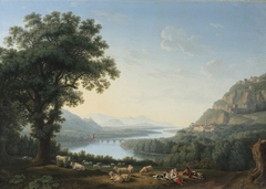 Imaginary Landscape with the River Volturno by Jacob Philipp Hackert