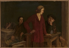 In a Tavern by Stanisław Lentz