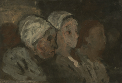 In Church by Honoré Daumier