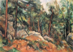 Intérieur de forêt (Forest Interior) by Paul Cézanne