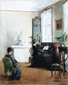 Interior from a Musical Home by Aukusti Uotila