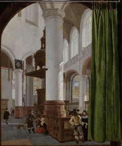 Interior of the Oude Kerk in Delft