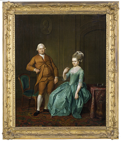 Jan Modderman en Angelique Esther Elin, by Jacobus Buys