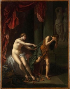 Joseph harassed by Potiphar's wife by Adriaen van der Werff