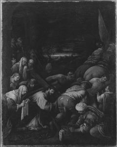 Kreuztragung Christi (Werkstattkopie) by Francesco Bassano the Younger