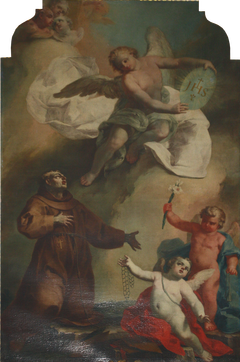 L'angelo appare a San Bernardino by Biagio Bellotti