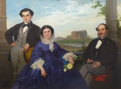 La famille Fabrège by Auguste-Barthélemy Glaize