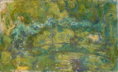 La passerelle sur le bassin aux nymphéas by Claude Monet