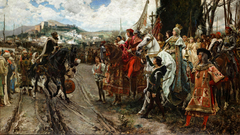 La rendición de Granada by Francisco Pradilla Ortiz