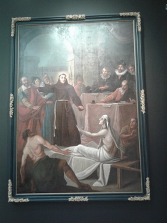 La Résurrection d'un mort par saint Antoine de Padoue afin d'innocenter ses parents by François Beaucourt