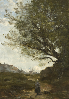 La Rochelle by Jean-Baptiste-Camille Corot