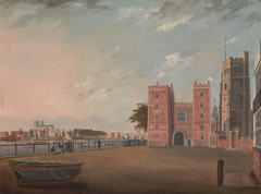 Lambeth Palace from the West by Daniel Turner