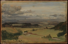 Landscape at Civita Castellana by Jean-Baptiste-Camille Corot