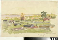 Landscape Study from Bomarsund by Victor Westerholm